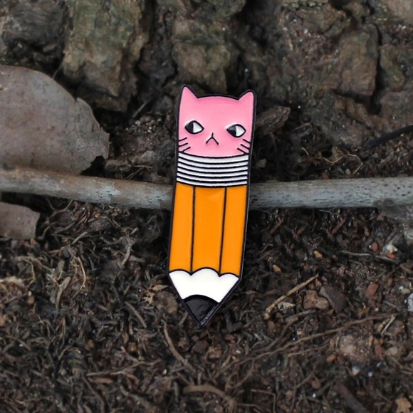‼️5 for $25 SALE‼️Cute Little Cat Pencil Pin - Picture 3 of 7